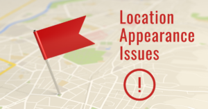 Dealing with Location Appearance Issues