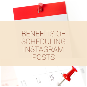 What are the benefits of scheduling Instagram posts for better caption spacing?