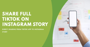 Comprehensive Guide to Share Full TikTok on Instagram Story